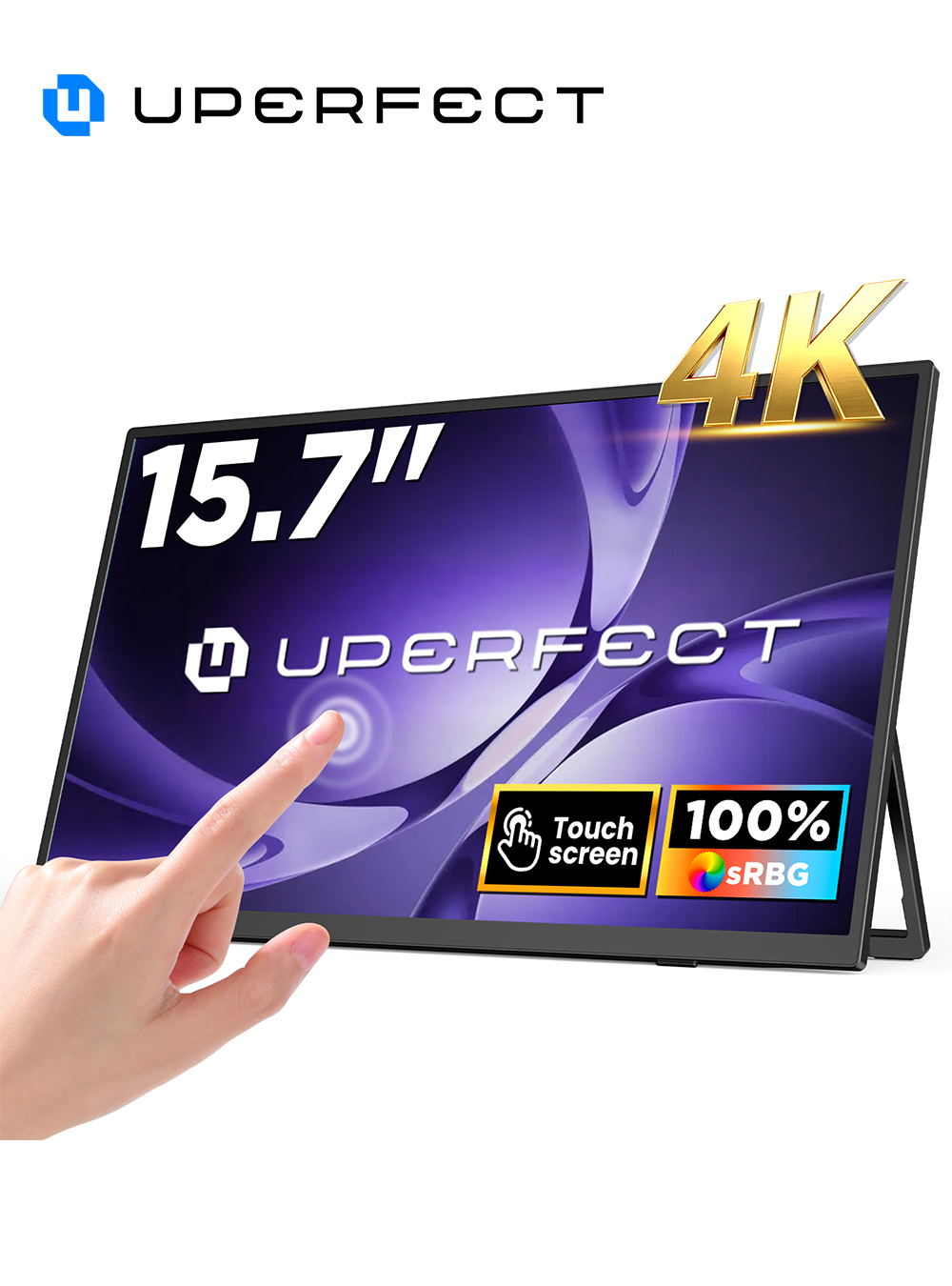 Pc Gaming Ultrawide Monitor - UPERFECT 4K UHD Portable Monitor 15.6”