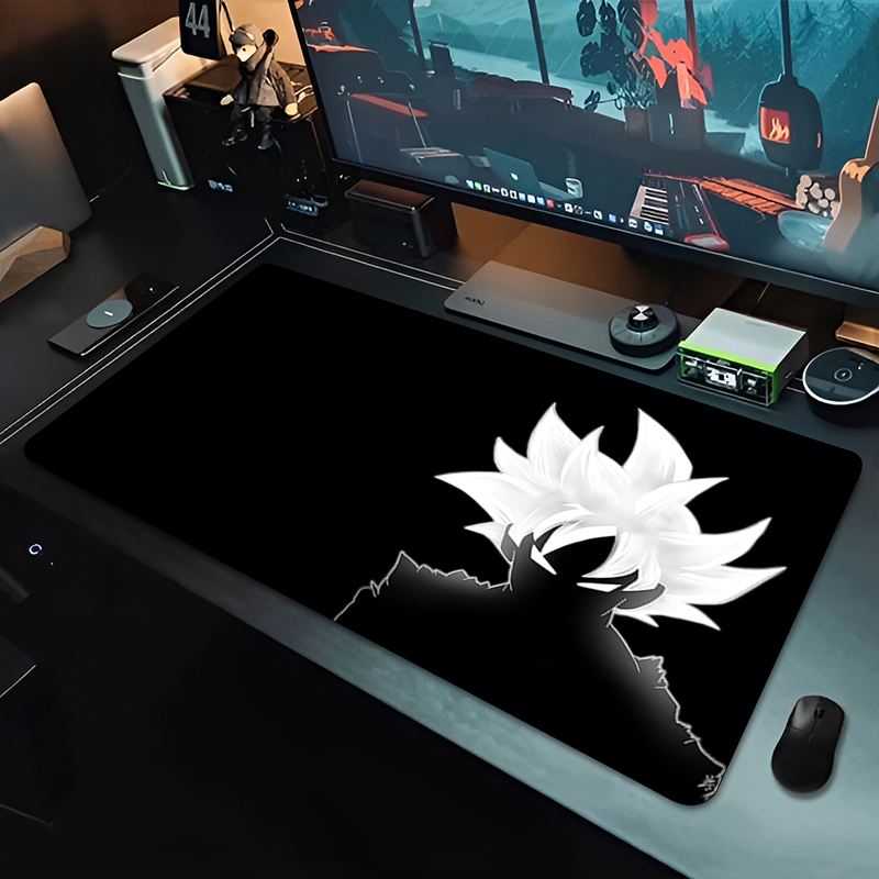 Pc Gaming Keyboard - DBZ Black Anime Mouse Pad Dragon
