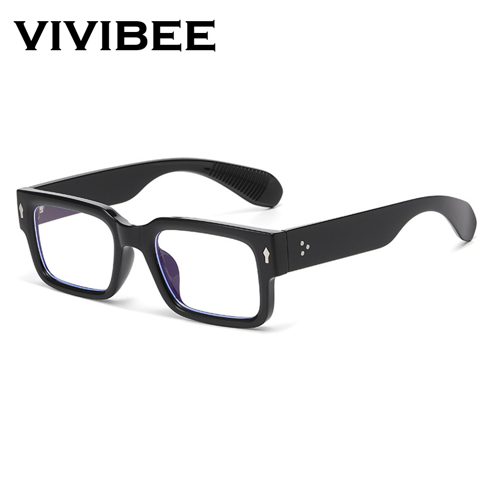 Gaming Glasses Blue Light - VIVIBEE Fashion Rectangle Blue Light Blocking