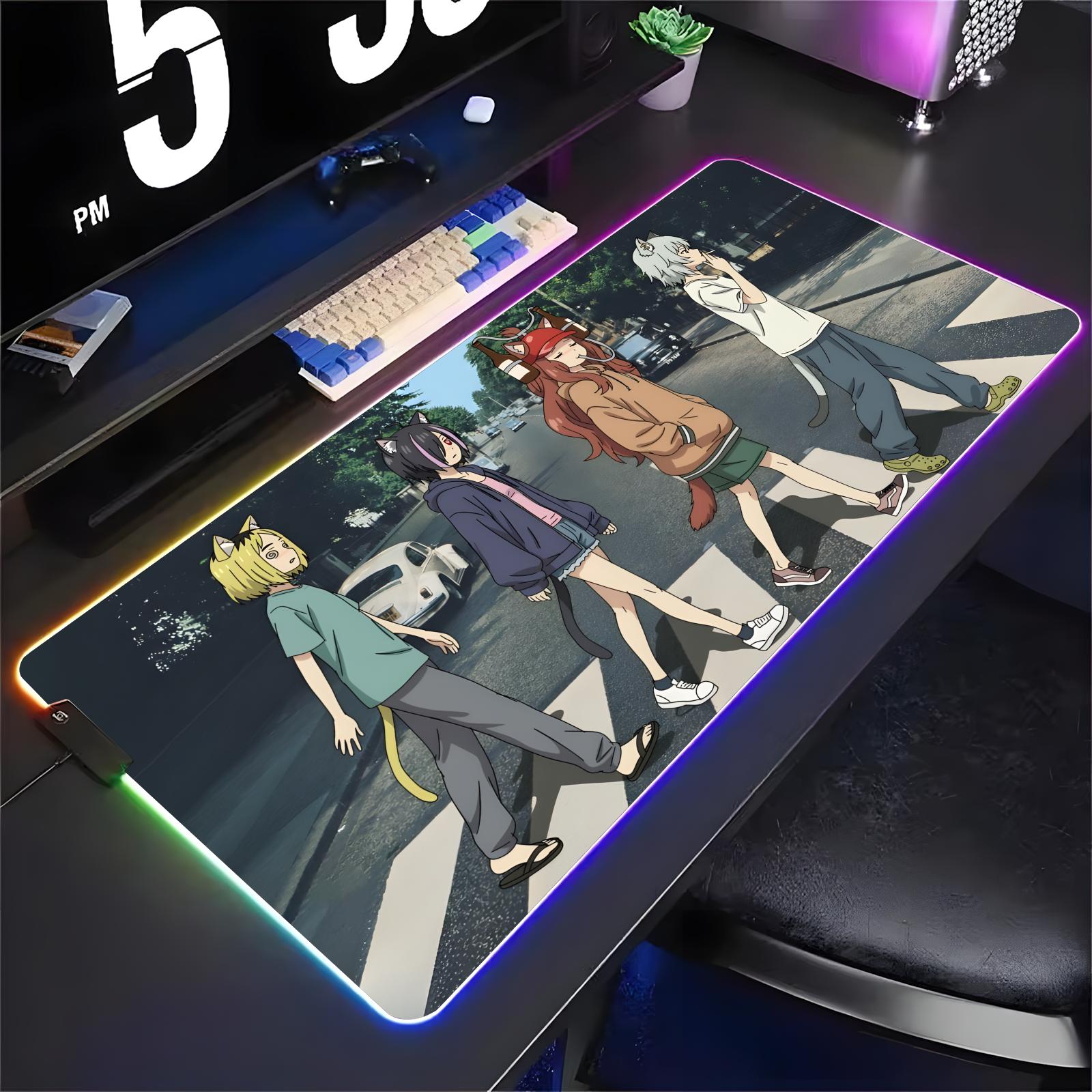 Rgb Mousepad - Chainsmoker Cat Mouse Pad XXL RGB