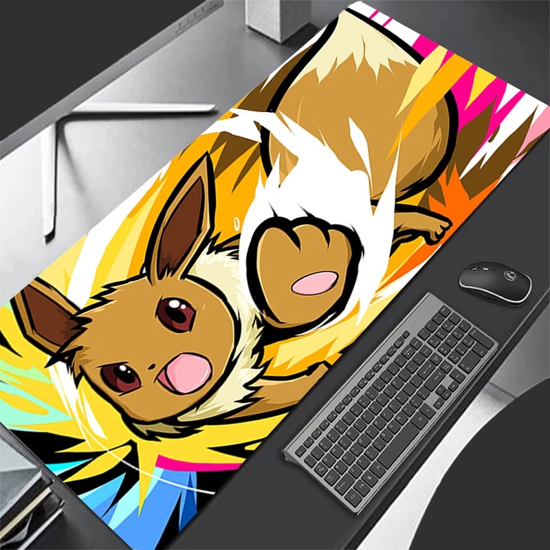 Pc Gaming Essentials - P-Pokemon Eevee Anime Gaming Mouse Pad,