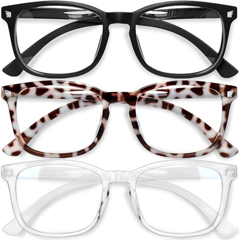Gaming Glasses Blue Light - 3PCS Anti Blue Light Glasses, Anti