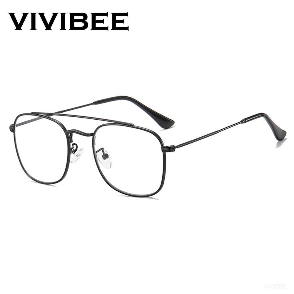 Gaming Glasses Blue Light - VIVIBEE Retro Blue Light Blocking Glasses