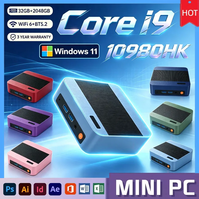 Pc Gaming All In One - Mini PC Intel Core I9-10980HK Powerful