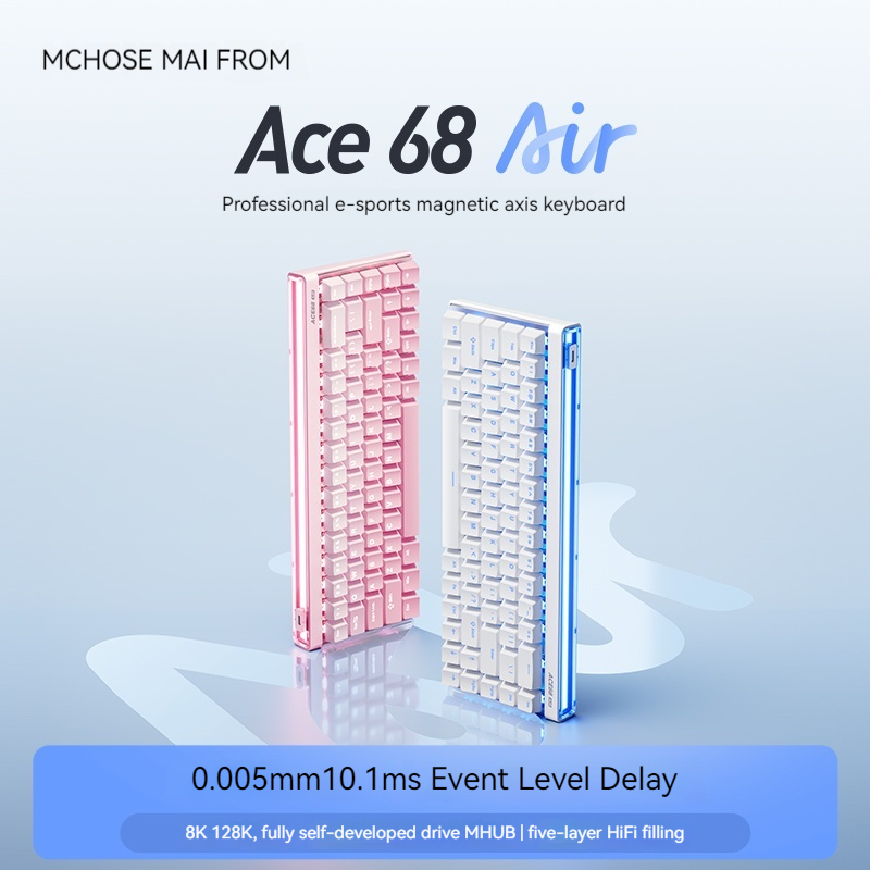 Pc Gaming Keyboard - Mchose Ace68 Air Magnetic Axis Mechanical