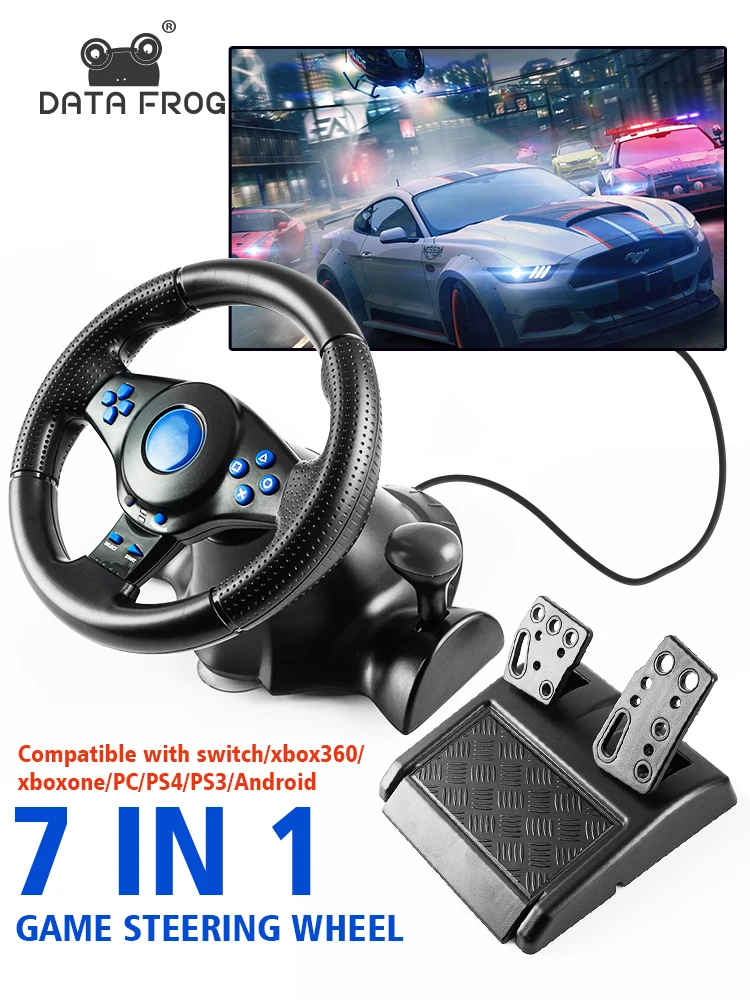 Pc Gaming Xbox - DATA FROG Racing Steering Wheel with