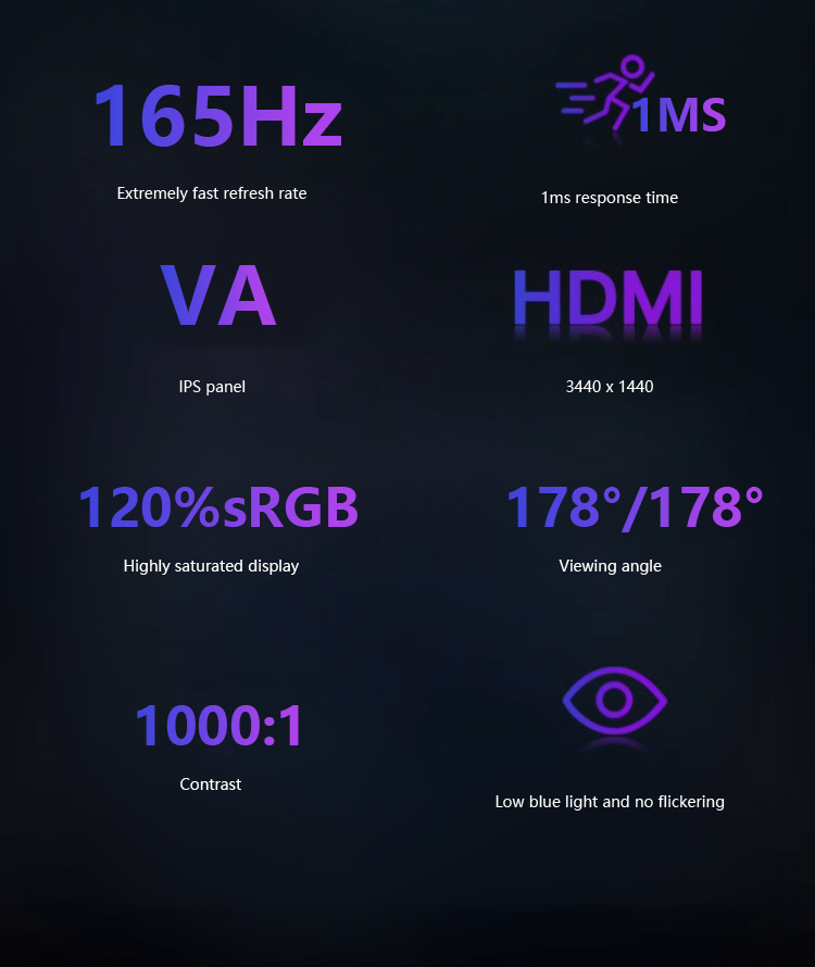 Ultra-thin 34inch Desktop PC L - Pc Gaming Ultrawide Monitor recension och pris