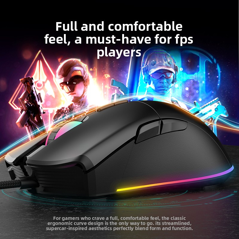 Wired Gaming Mouse for Cyber C - Pc Gaming Cafe recension och pris