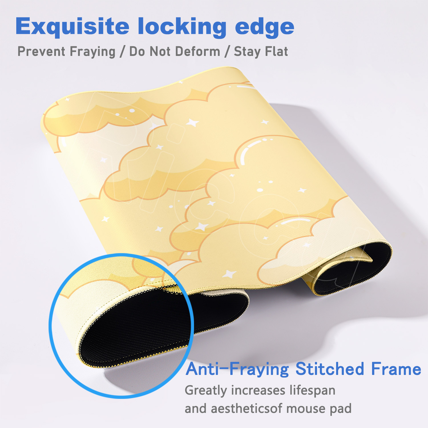 Yellow Cloud Mouse Pad Gamer M - Pc Gaming Yellow recension och pris