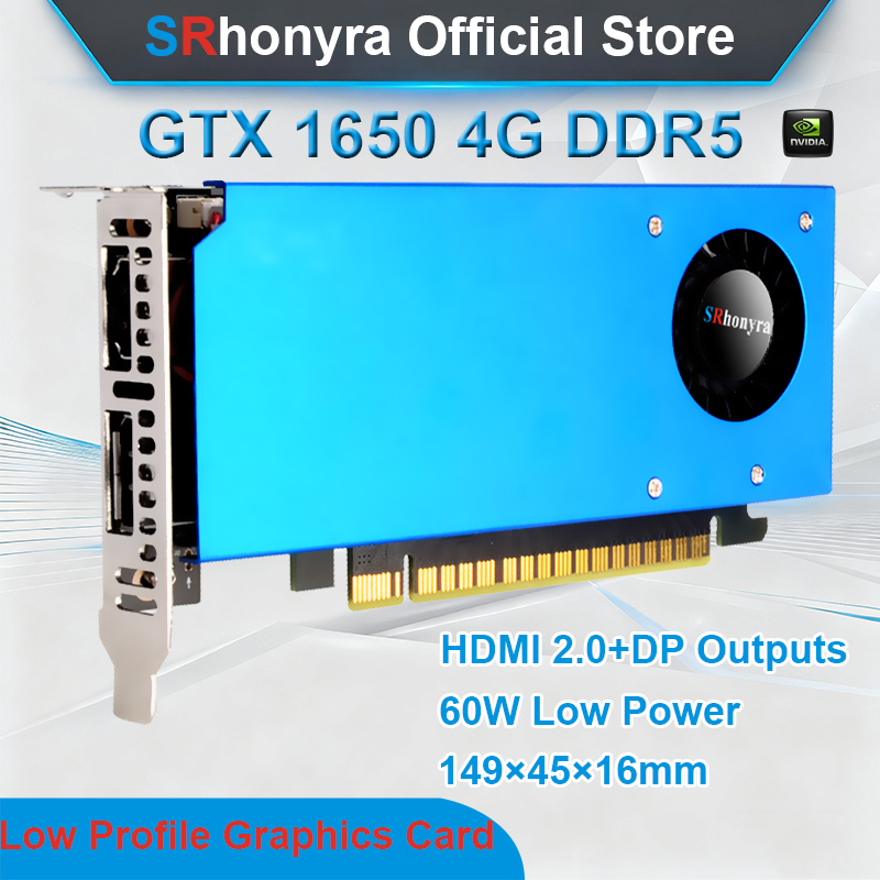SRhonyra GTX 1650 4GB Low Prof - Pc Gaming Gtx 1650 recension och pris