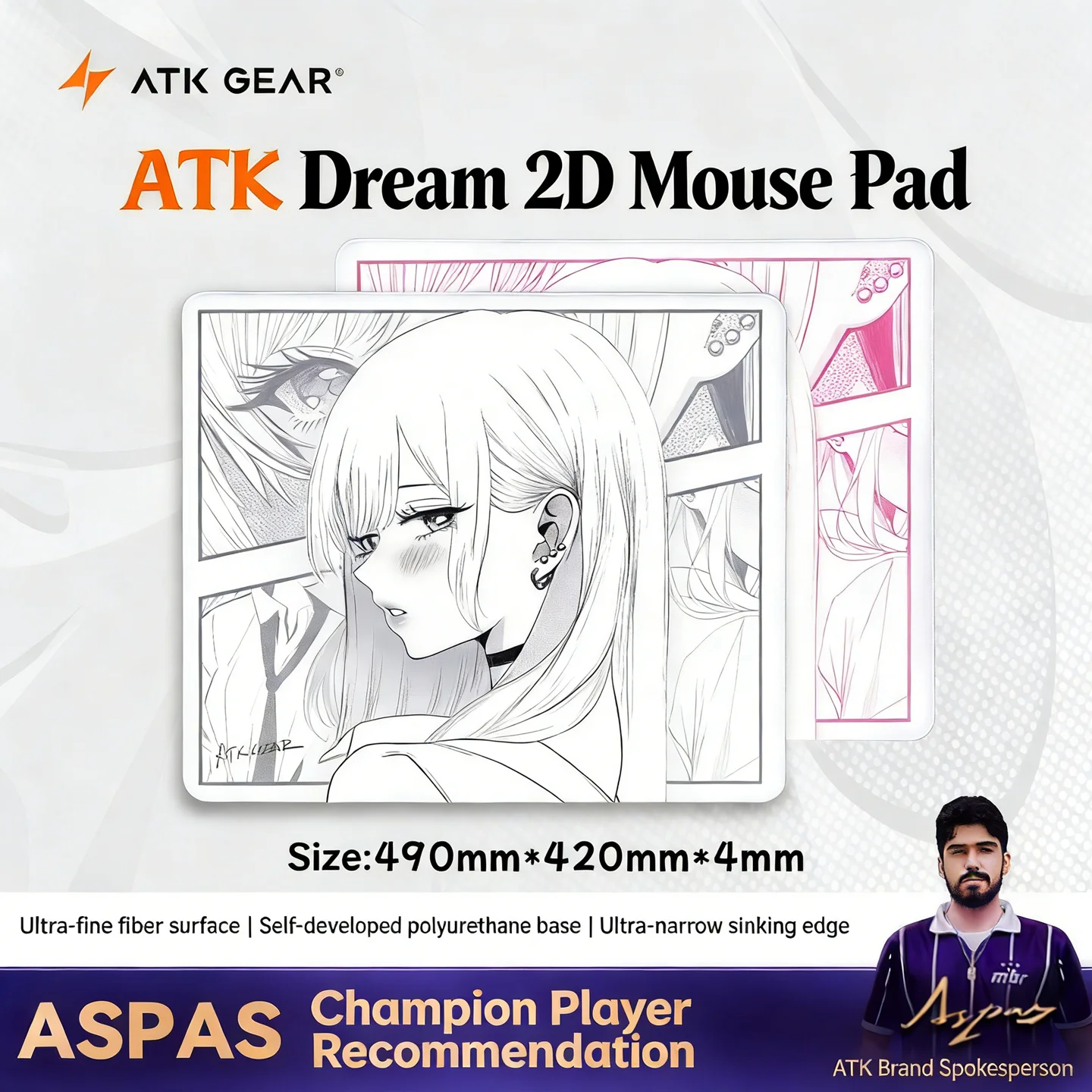 ATK Dream Anime Style Mouse Pa - Fps Gaming Mouse recension och pris