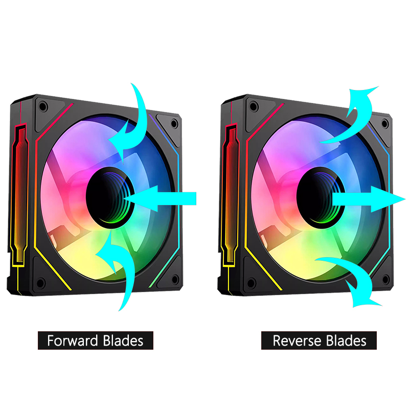 JUMPEAK MS120 120mm Case Fan 5 - Pc Gaming Liquid Cooling recension och pris
