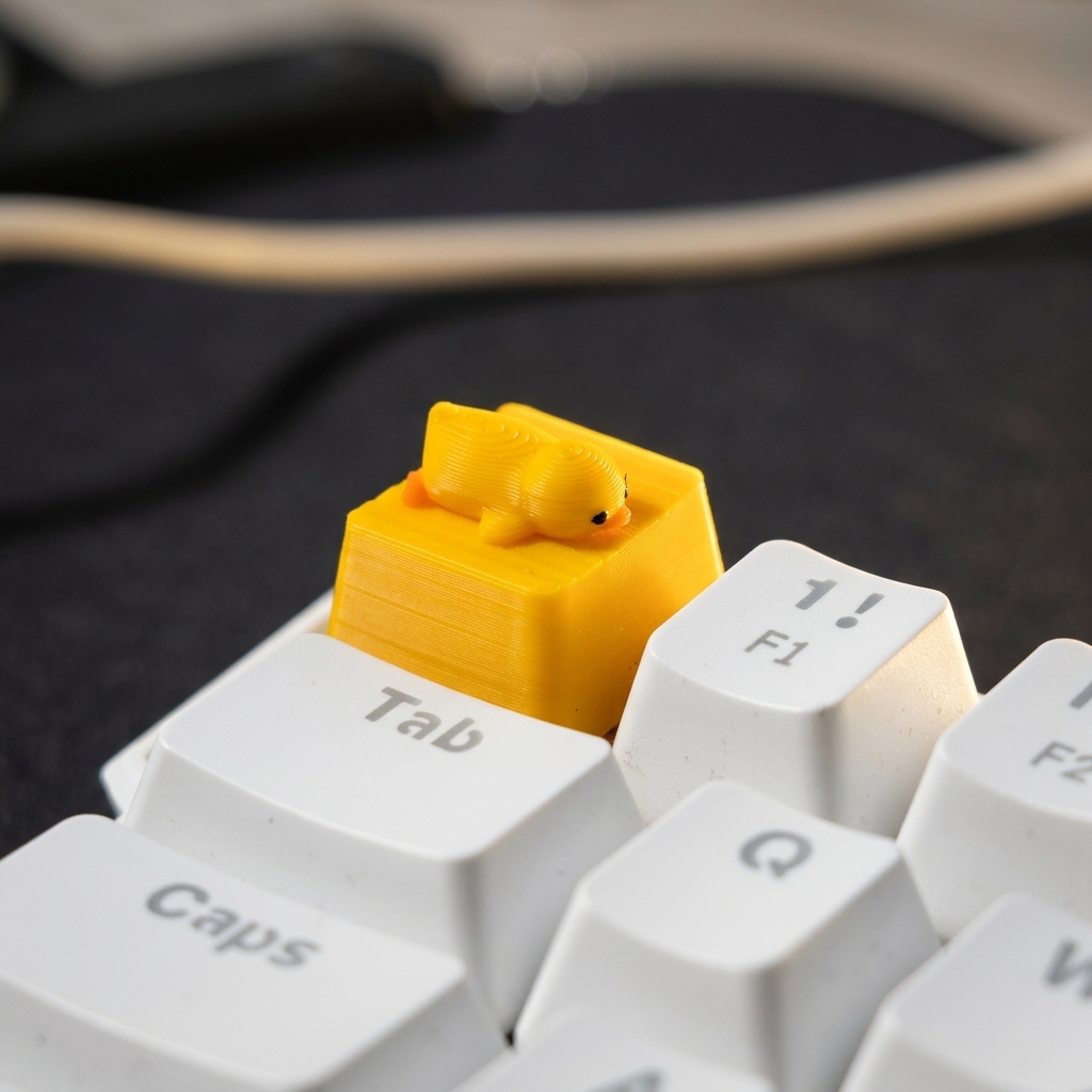 A little yellow duck lying dow - Pc Gaming Yellow recension och pris
