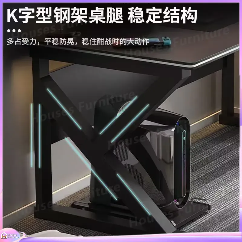 Cafe Metal Gaming Desk Black M - Pc Gaming Cafe recension och pris