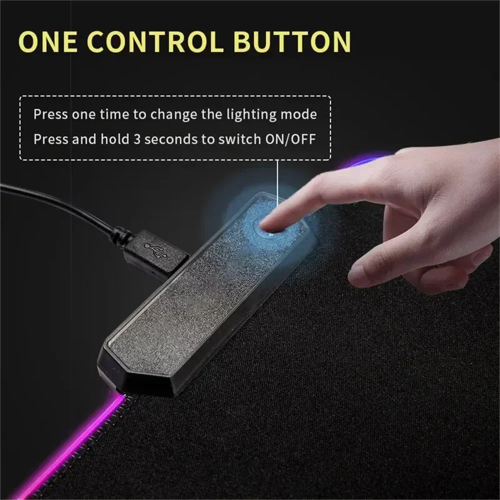 Gaming RGB Mousepad XXL Anime  - Rgb Mousepad recension och pris