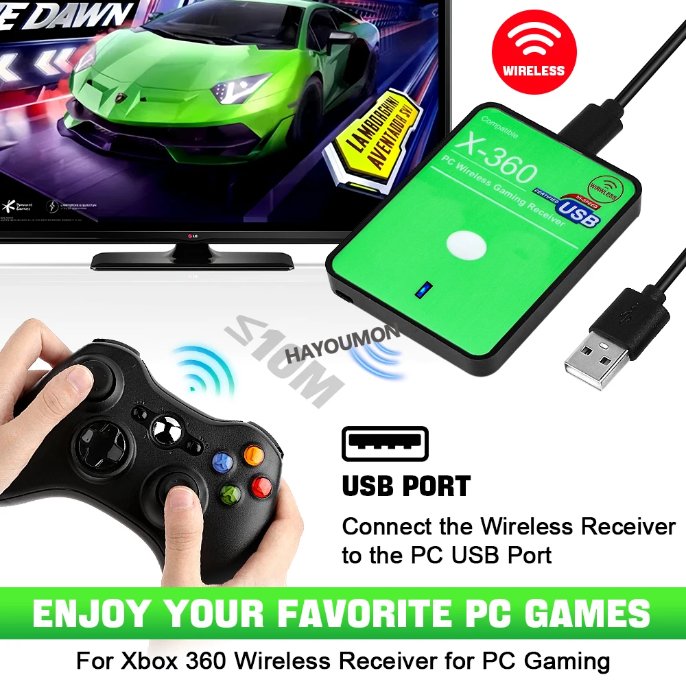 New Wireless Gaming Receiver f - Pc Gaming Xbox recension och pris