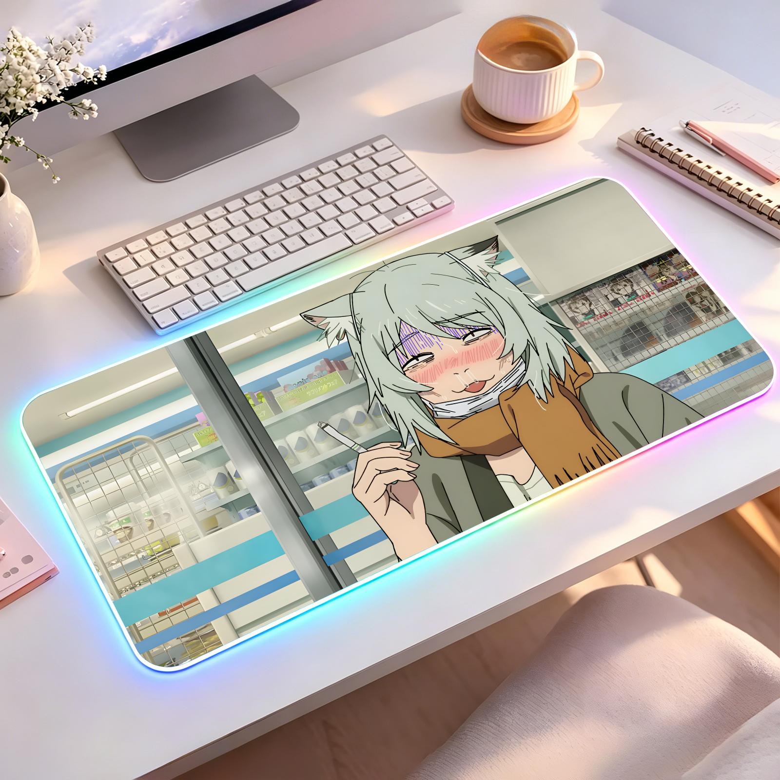 Chainsmoker Cat Mouse Pad XXL  - Rgb Mousepad recension och pris