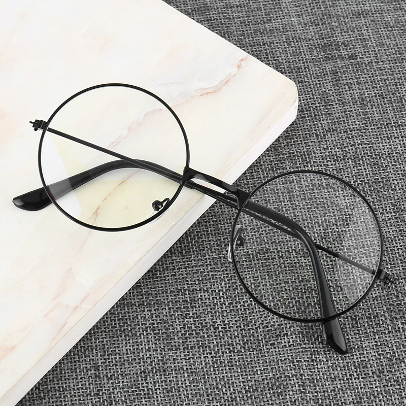 Men And Women Retro Round Blue - Gaming Glasses Blue Light recension och pris