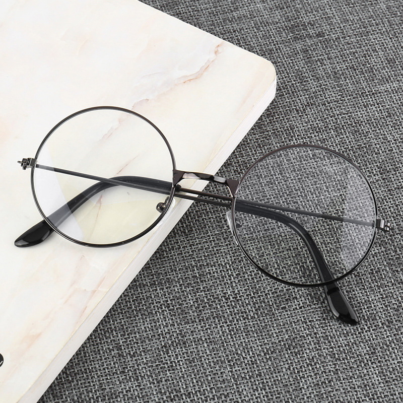 Men And Women Retro Round Blue - Gaming Glasses Blue Light recension och pris