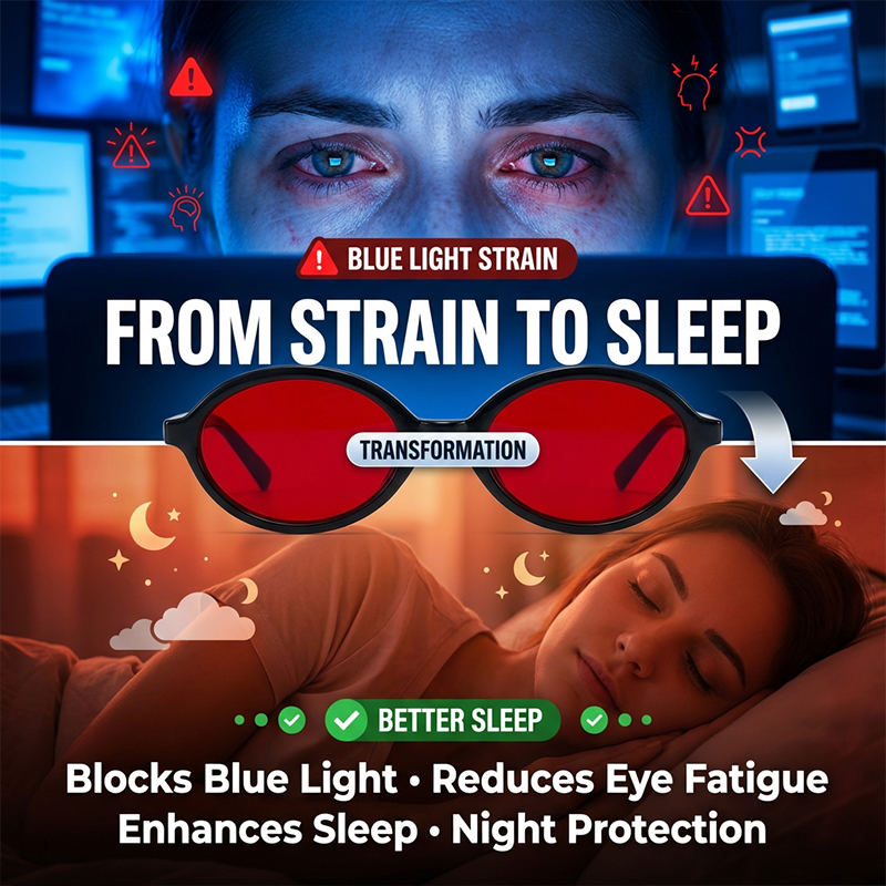 Anti Blue Light Red Lens Filte - Gaming Glasses Blue Light recension och pris