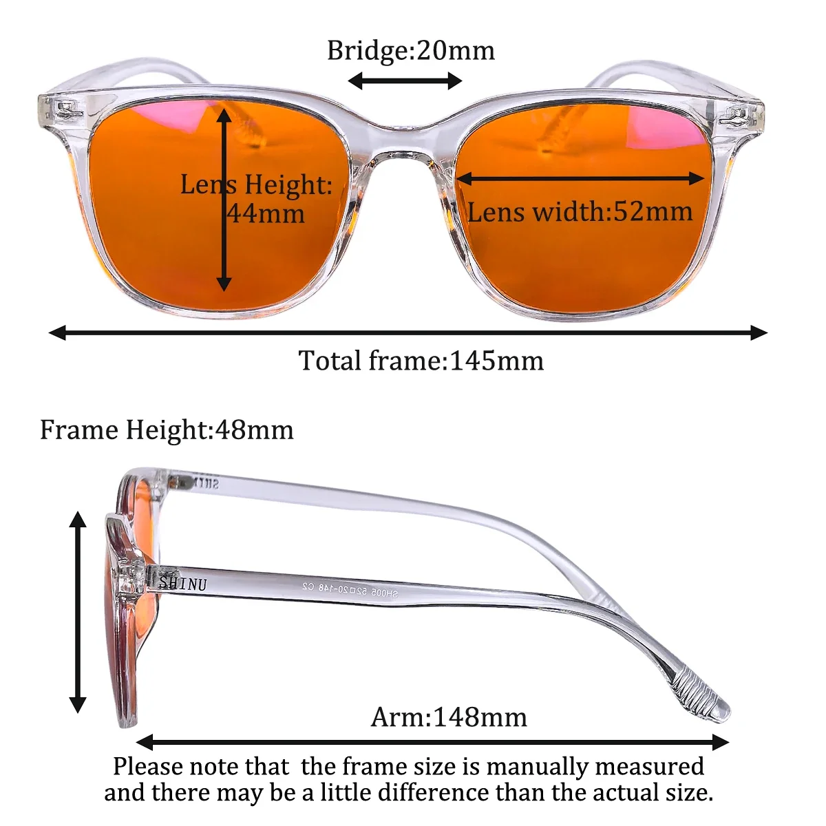 SHINU Blue Light Blocking Comp - Gaming Glasses Blue Light recension och pris