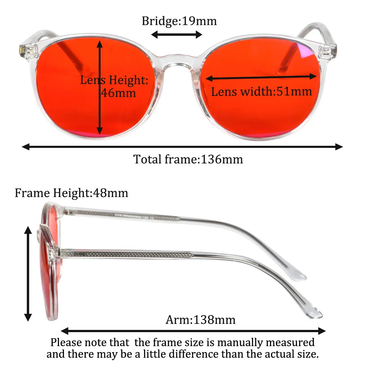 SHINU Red Lens Glasses Anti 10 - Gaming Glasses Blue Light recension och pris