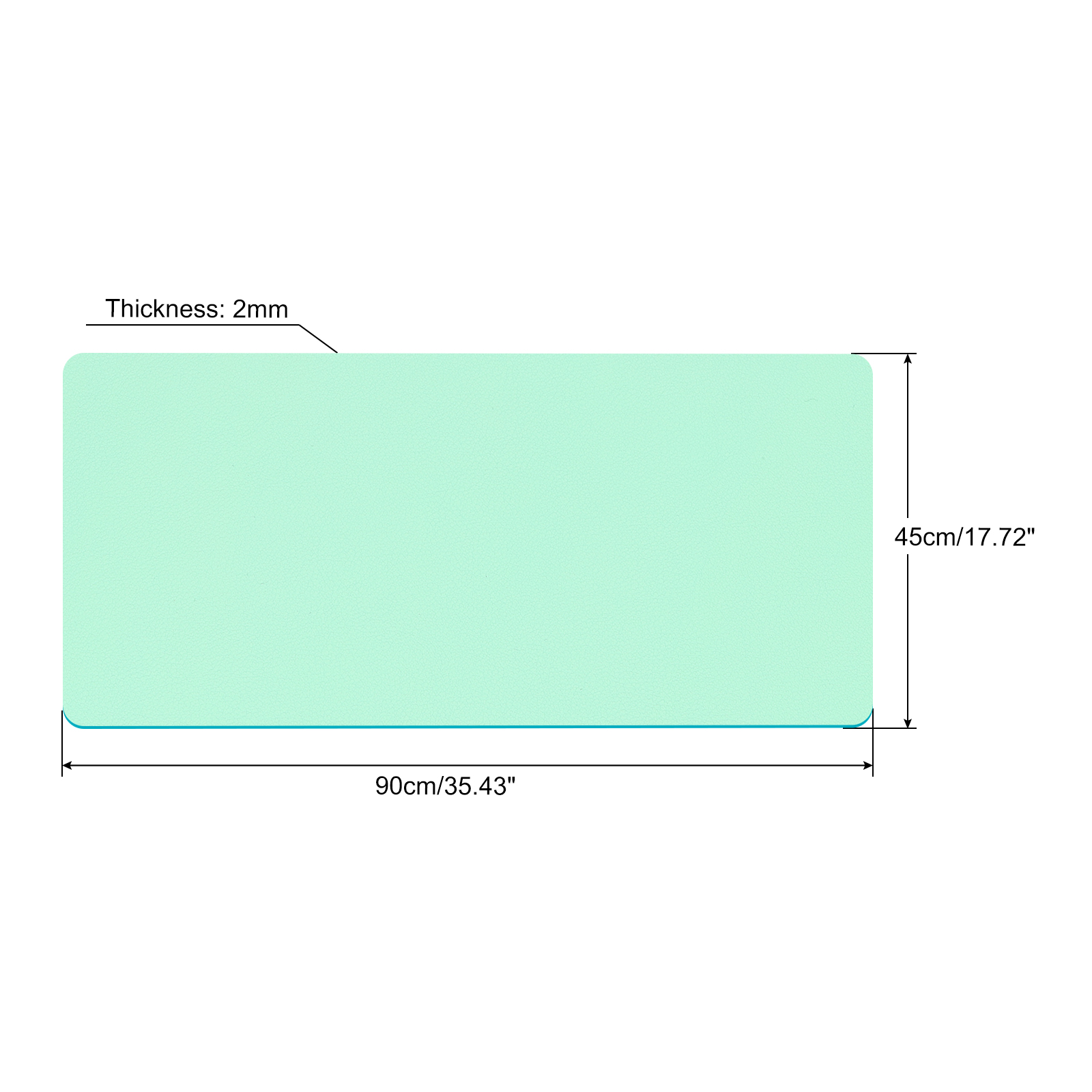 Office Desk Mat Protector PU L - Pc Gaming Keyboard recension och pris