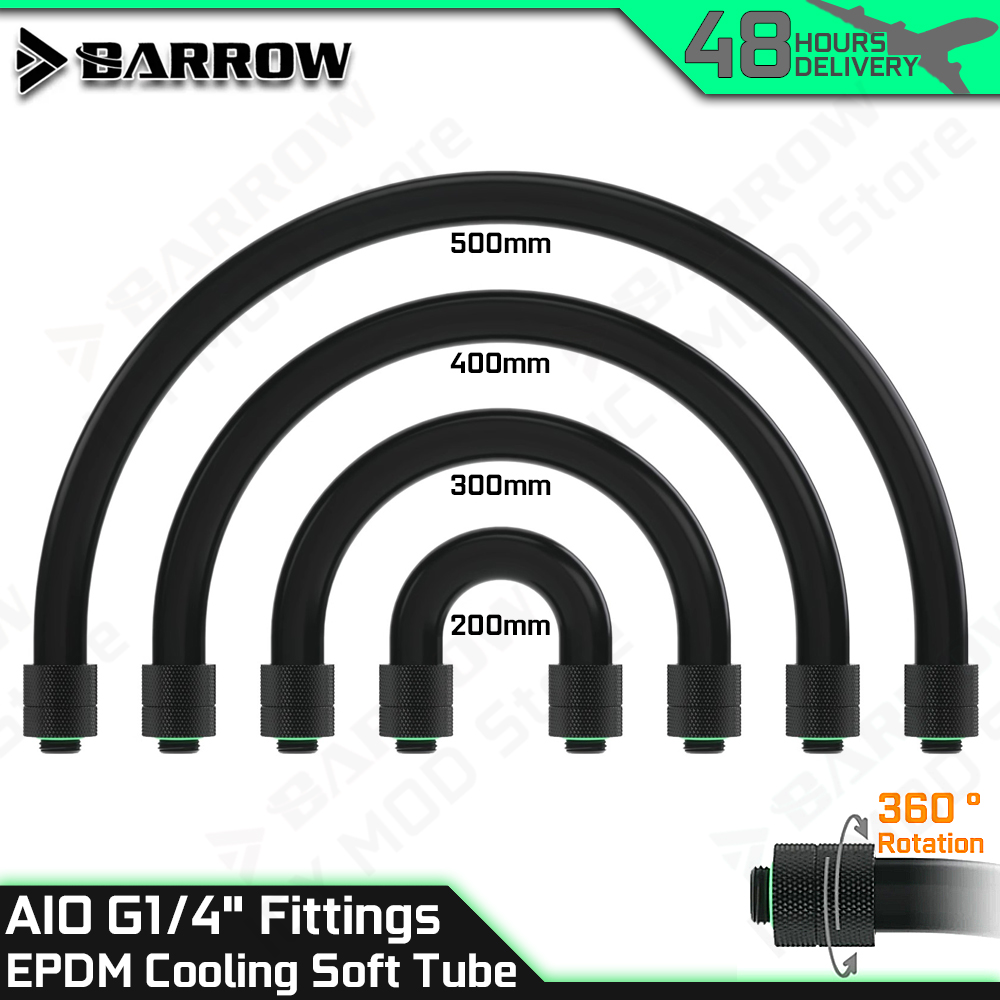 Barrow AIO EPDM Soft Tube G1/4 - Pc Gaming Liquid Cooling recension och pris