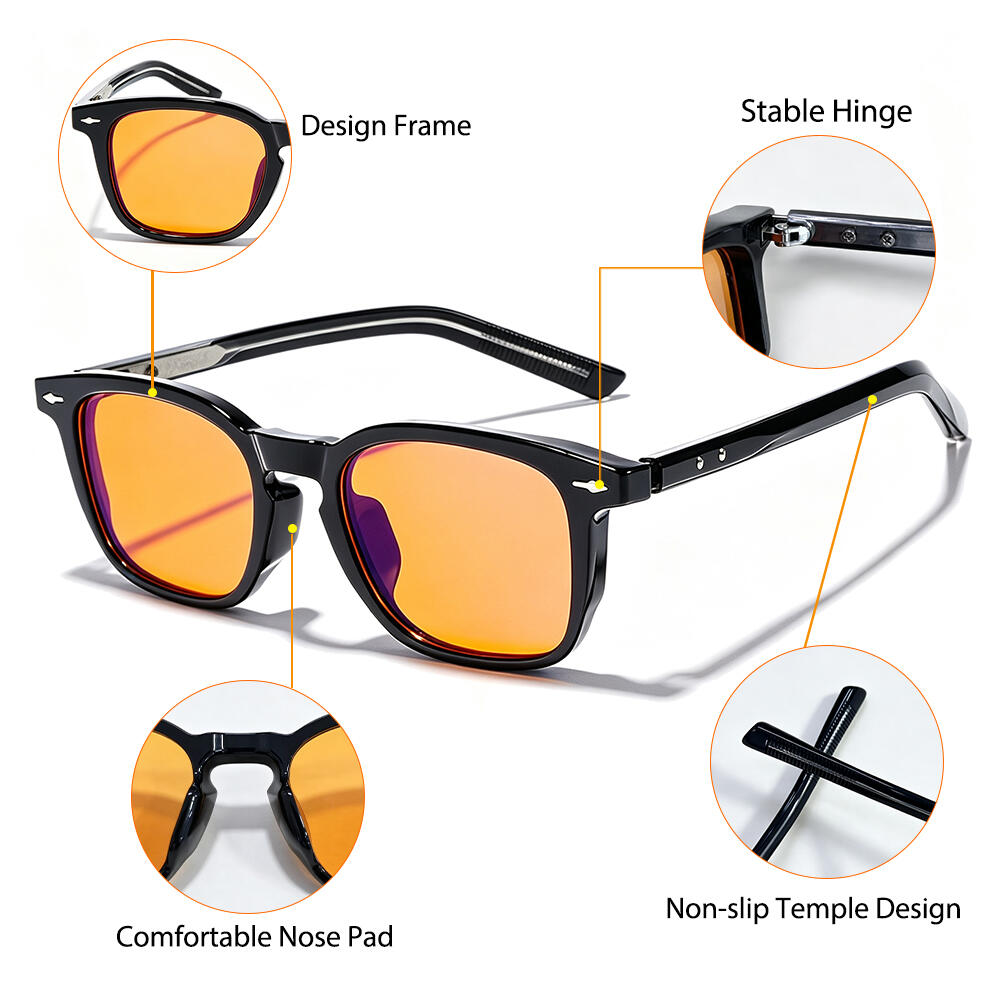 HBK Men Gaming Glasses with 99 - Gaming Glasses Blue Light recension och pris