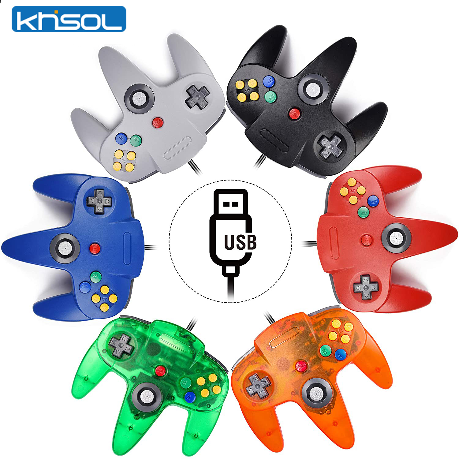 N64 Controller Classic USB Wir - Pc Gaming Emulator recension och pris