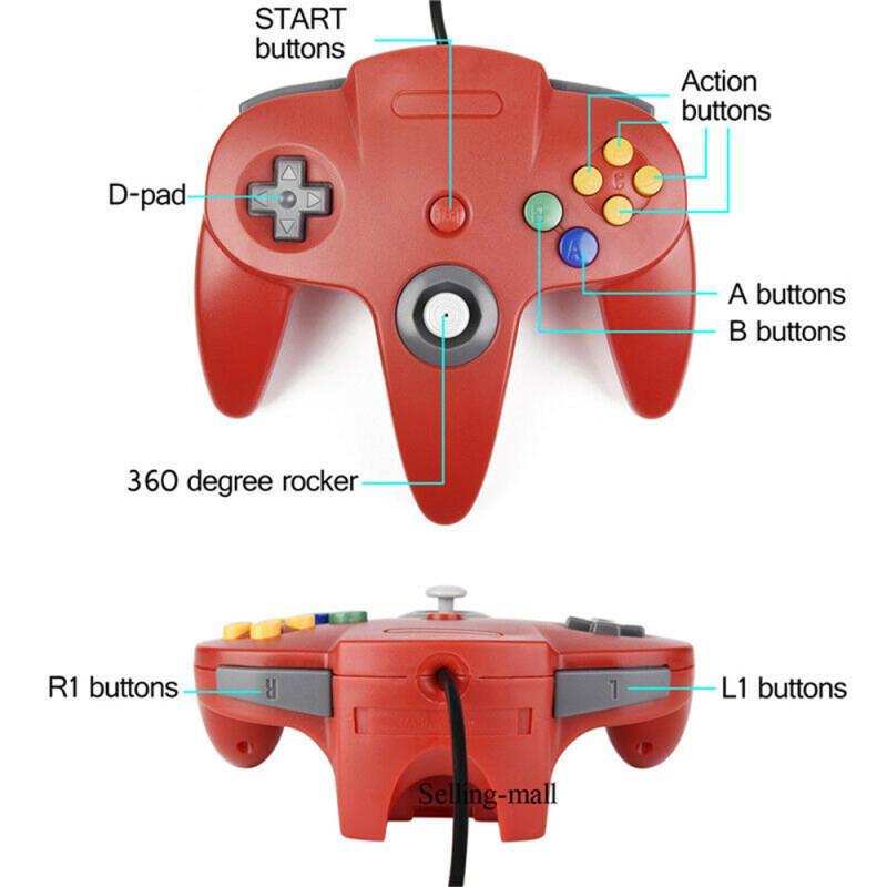 N64 Controller Classic USB Wir - Pc Gaming Emulator recension och pris