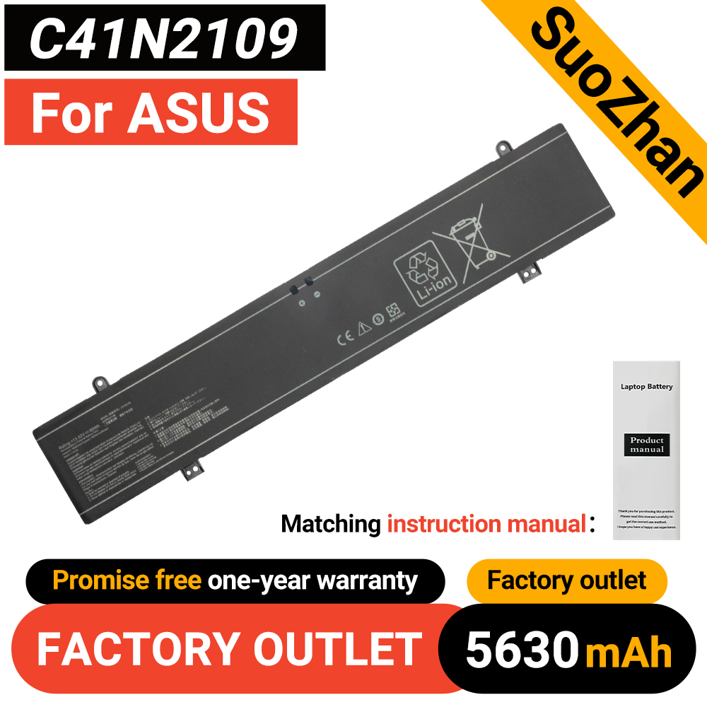 SUOZHAN 15.52V 90Wh C41N2109 L - Pc Gaming Asus Rog recension och pris