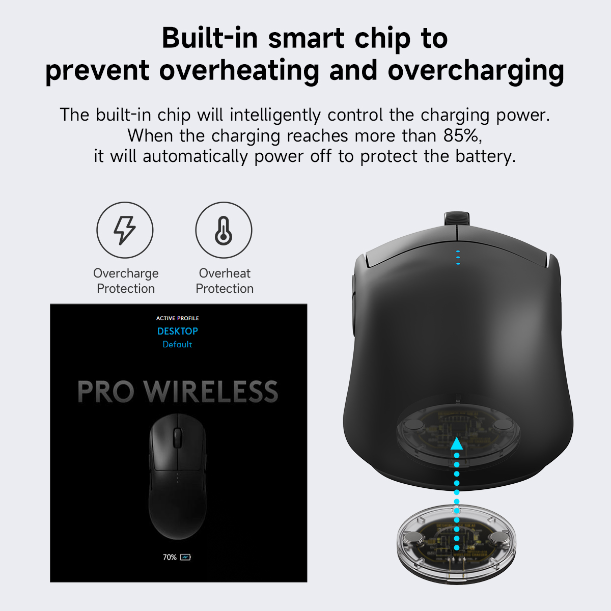 Qi Wireless Mouse Module for L - Logitech Mouse G Pro X Superlight recension och pris