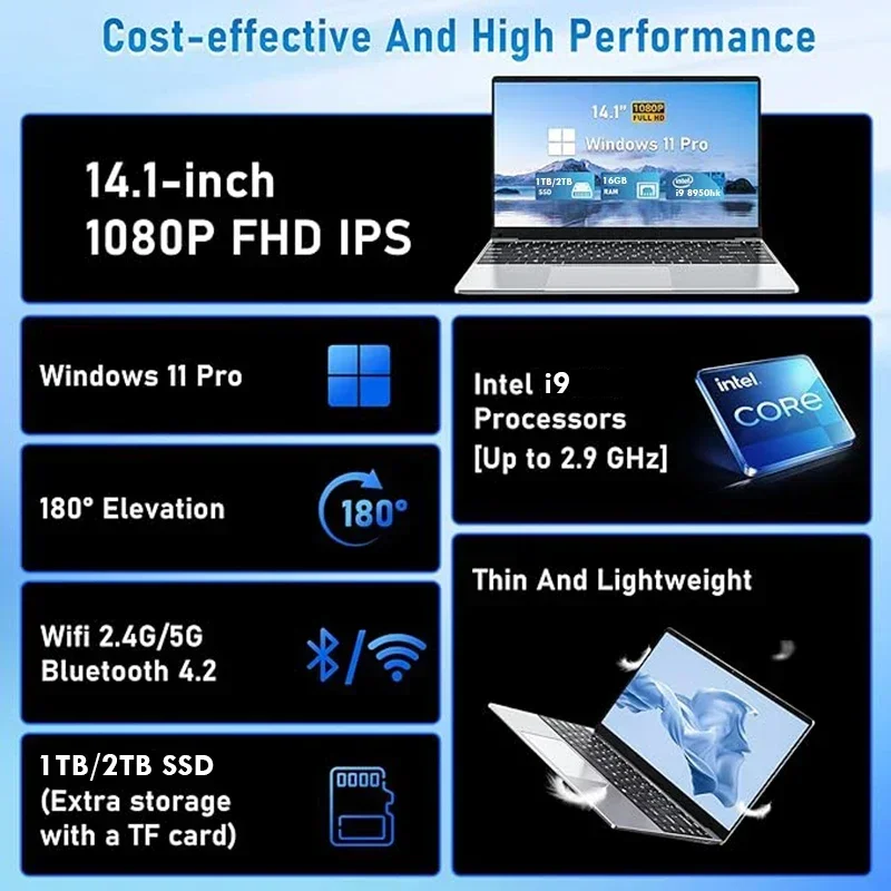 2026 New 14.1-inch Office lapt - Pc Gaming Intel Core I9 recension och pris