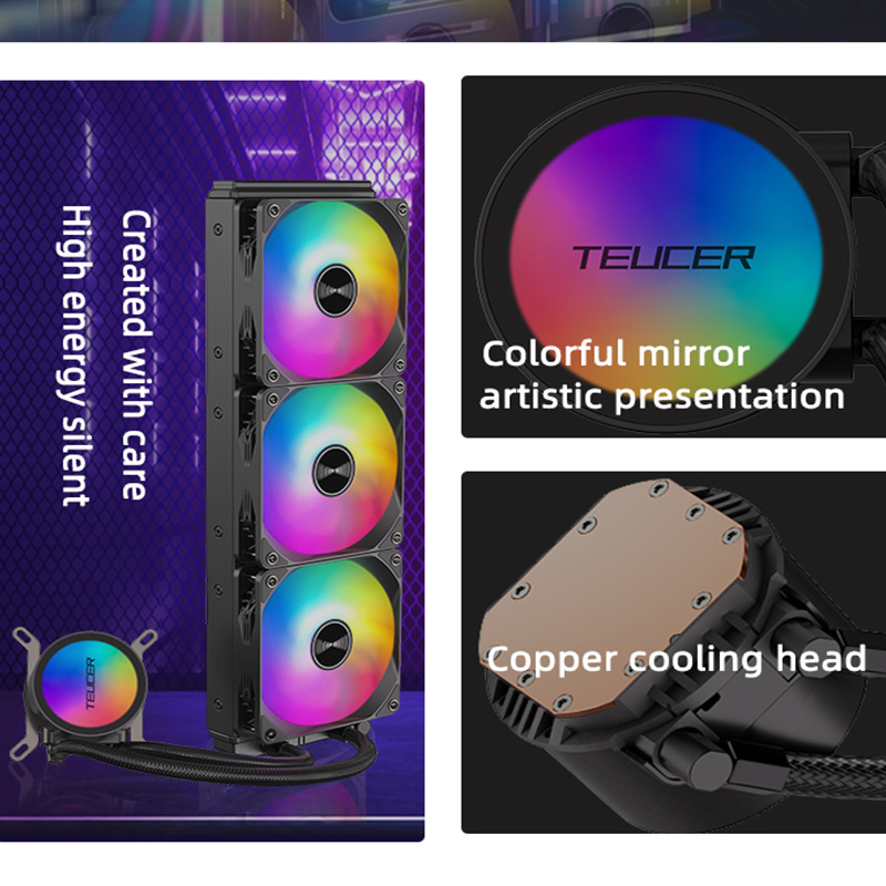 TEUCER AF-120 Water Cooler 12c - Pc Gaming Liquid Cooling recension och pris