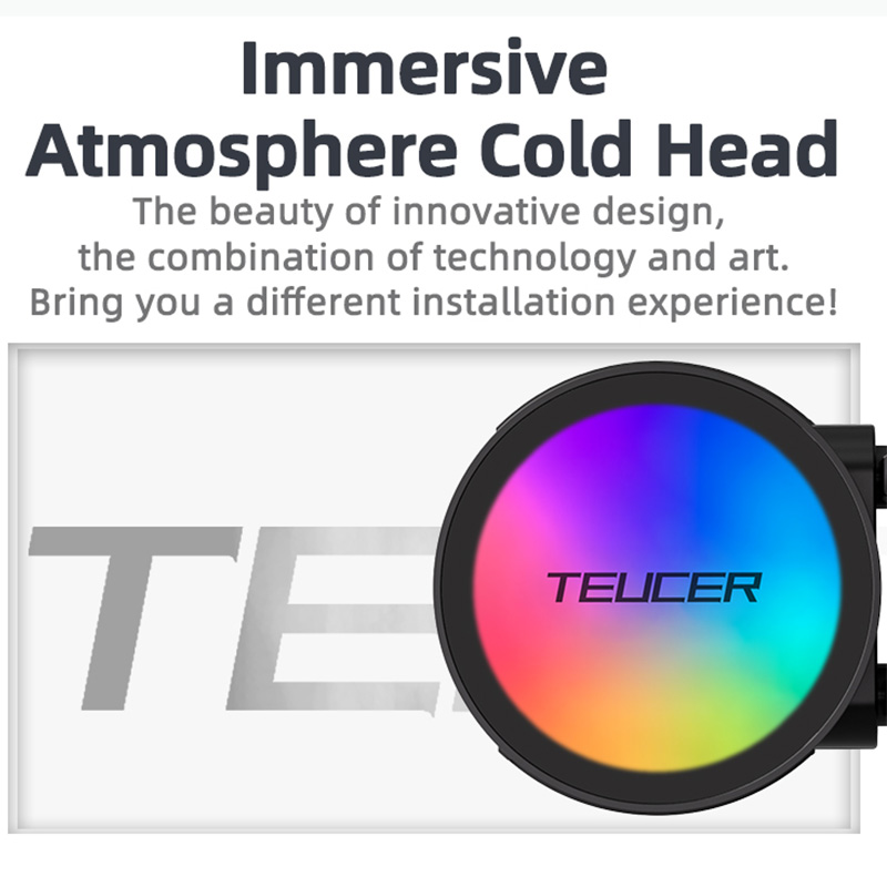 TEUCER AF-120 Water Cooler 12c - Pc Gaming Liquid Cooling recension och pris