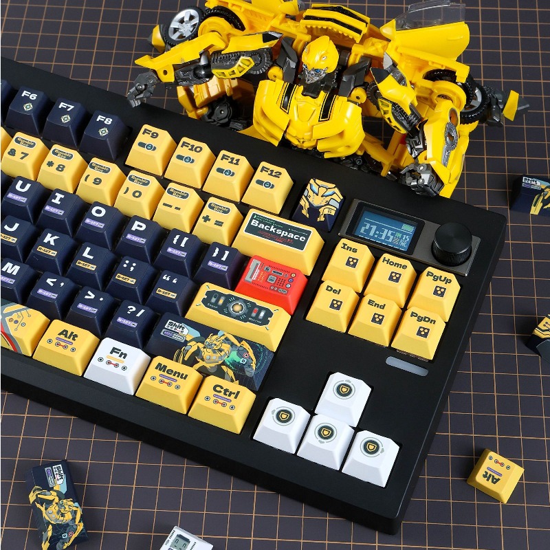 Yellow Bee Robot Theme Custom  - Pc Gaming Yellow recension och pris