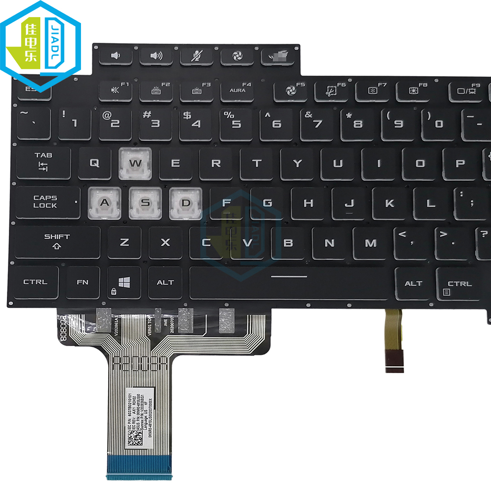US English LA Latin RGB Backli - Pc Gaming Asus Rog recension och pris